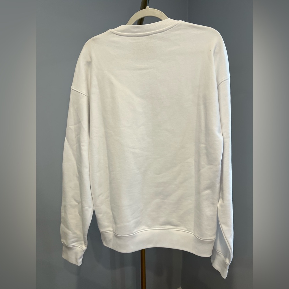 NWT Moschino Couture! White Logo Sweatshirt - Picture 2 of 7
